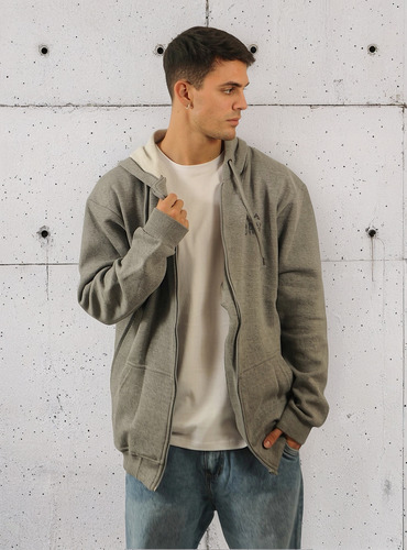 Campera Canguro Orgn Zip Hood Hombre Shop Senise Surf