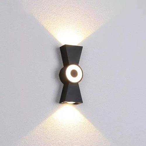 Aplique Led De Pared Bidireccional -moderno-minimalista Ip65