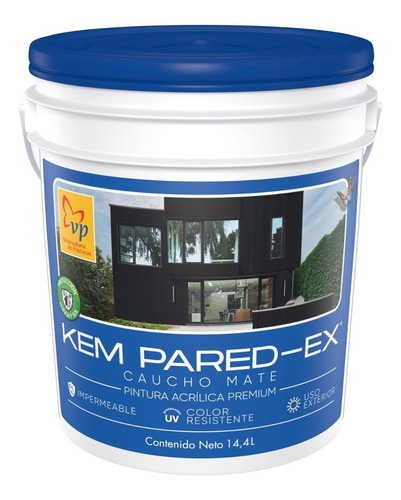 Pintura Kem Pared-ex Gris Concreto Paila