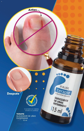 2 Hablandadores De Uñas Enterradas Terapie Fuller 15ml
