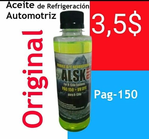 Aceite Para Refrigeración Automotriz Alsk 150 Pg 