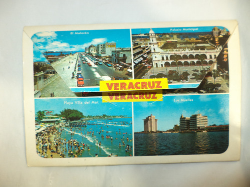 Postales (circa 1970) Puerto De Veracruz. B (Usado)