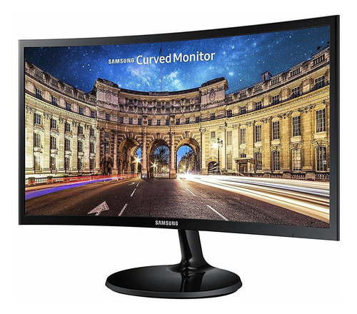 Monitor curvo Samsung C27F390FHU led 27" negro 110V/220V