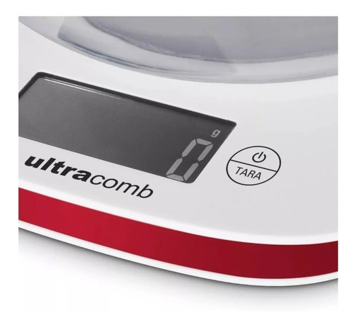 Imagen 3 de 8 de Balanza Digital Ultracomb De Cocina Con Bowl Bl-6002
