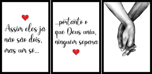 Imagem 1 de 6 de 3 Placas Decorativas Quadro Eu E Ela Casal Namorados Amor 05