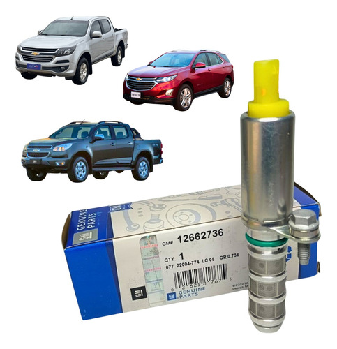 Válvula Solenoide Admissão S10 2.5 2015 A 2022 12662736 Gm