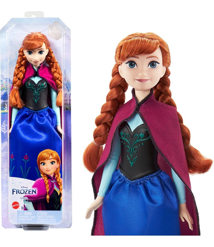 Muñeca Anna. Frozen. Mattel. Original 