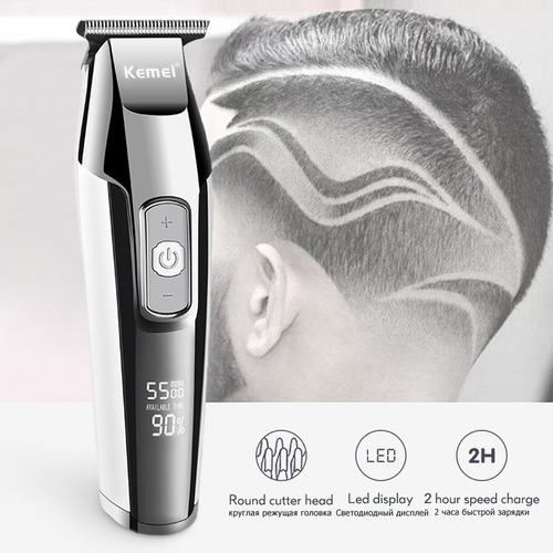 Recortadora De Cabello Recargable Profesional Kemei Km-5027