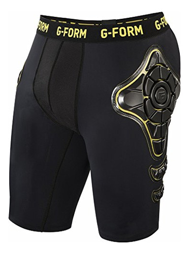 G-form Pro-x Compresión Pantalones Cortos, Negro - Amarillo,