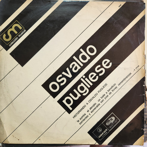 Vinilo Osvaldo Pugliese Historiando A O Pugliese T3