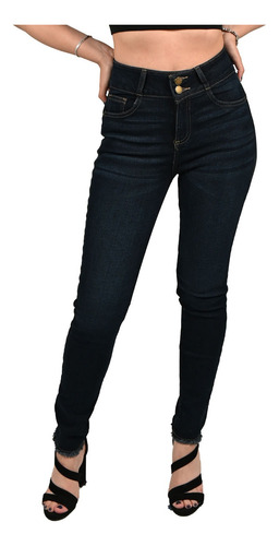 Pantalón Skinny  Britos Jeans Mujer Azul Corazón 023900