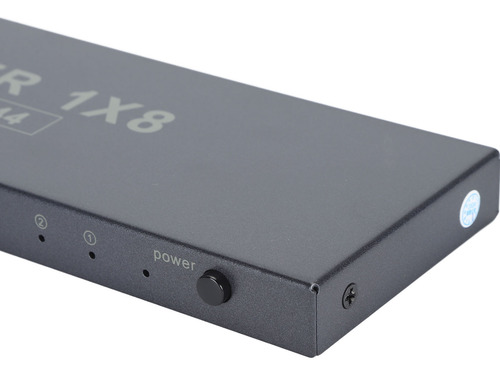 Divisor De Interfaz Multimedia Hd 1x8, 1 Entrada Y 8 Salidas