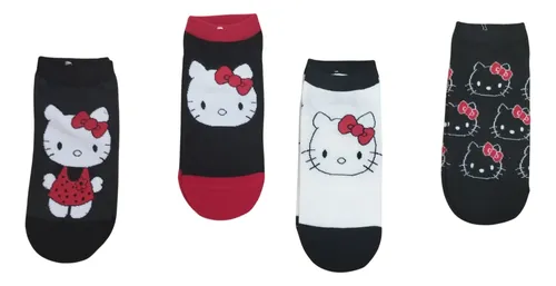 Medias Tobilleras Pack X 4 Mickey, Cerditos, Aguacates