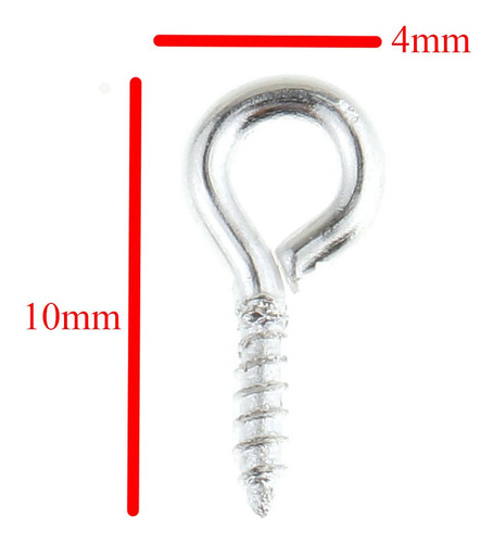 100 Tornillo Ojo Pin Clavija Fabricación De Joyas Hallazgo