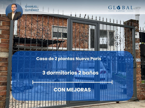 Venta Casa 3 Dormitorios Nuevo París Con Cochera