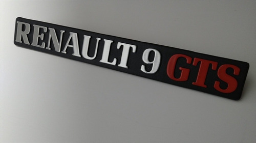 Renault 9 Gts Calcomanía Emblema