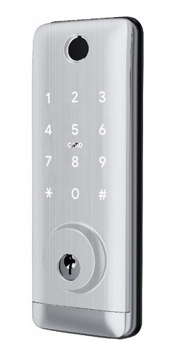 Promo Cerrojo Tekno Flat Huella Clave Tarjeta Bluetooth App Plateado
