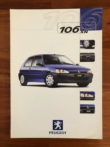 Folleto De Agencia Original De Peugeot 106 Xn En Olivos Zwt