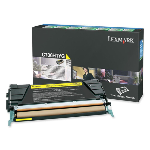 Tóner amarillo Lexmark C736H1YG