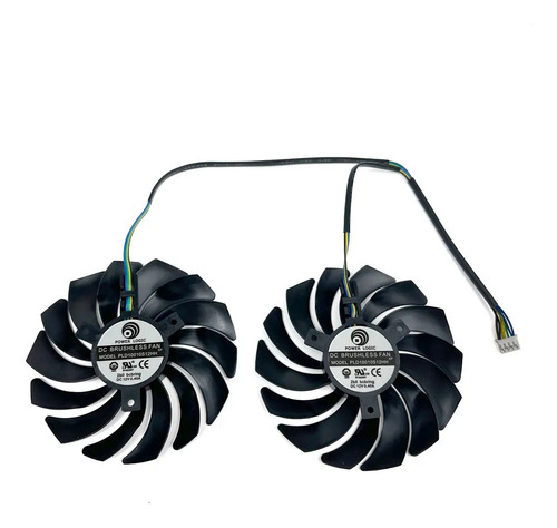 Dual Fan Cooler Placa De Video Msi R9 380, R9 390, R9 390x Led Não Possui