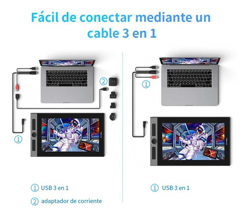 Imagen 7 de 10 de Artist Pro 16 Xppen Pantalla Gráfica Digitalizadora