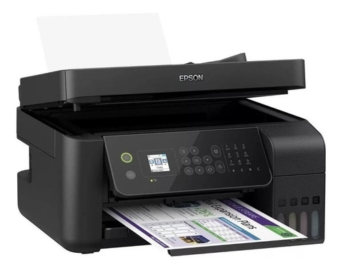 Imagen 2 de 2 de Impresora a color multifunción Epson EcoTank L5190 con wifi negra 220V