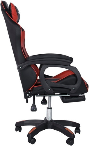 Imagen 3 de 10 de Silla Gaming Shooter Dw-sga001na Rotación 360° Rojo Daewoo