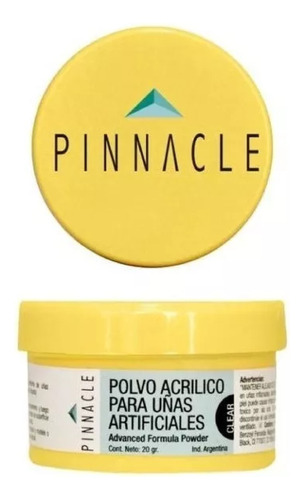 Polimero Uñas Acrílico Pinnacle Polvo X20g (cristal)