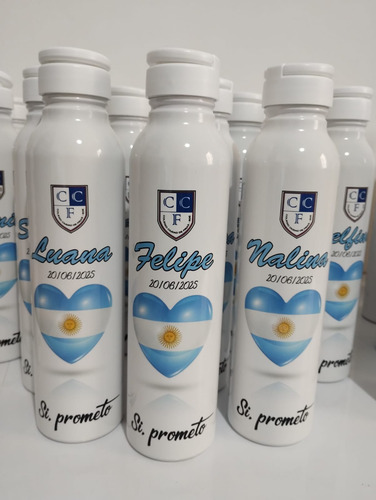 Banda Promesa A La Bandera + Taza Personalizada 36 Unidades
