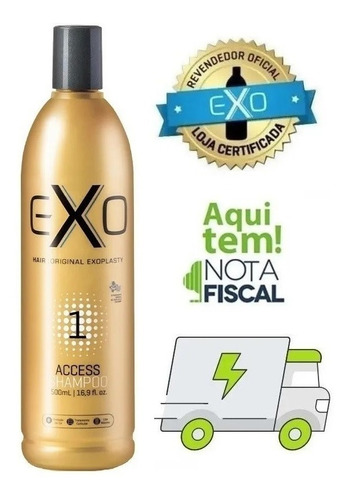 Exo Hair Shampoo Exoplastia Capilar 500ml ** Só Passo 1 **
