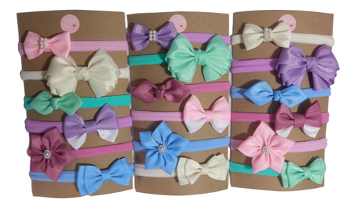Diadema Para Bebé Tiara Pack 6 Piezas