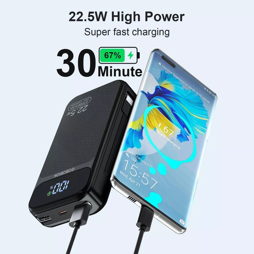 Power Bank 27000mah Para Router 14 Horas + Convertidor 12v