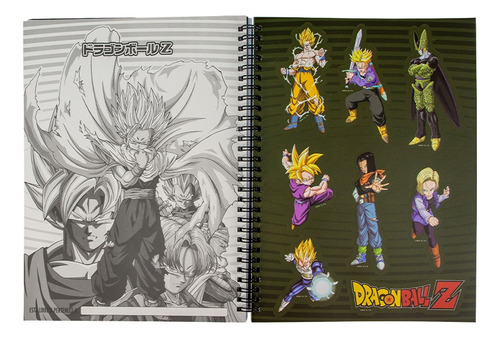 Libretas Dragon Ball Z Profesionales De Rayas Geek Industry Color Verde