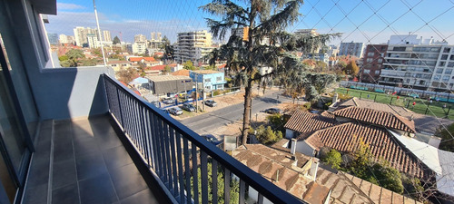 Amplio Y Moderno Departamento 1/d En Ñuñoa