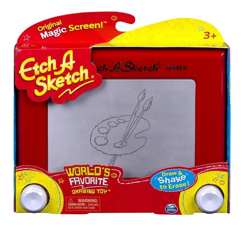Etch A Sketch - Clásico - Rojo