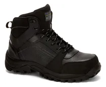 Comprar Botín De Piel Profesional Ferrato Triple Ancho Hombre Negro