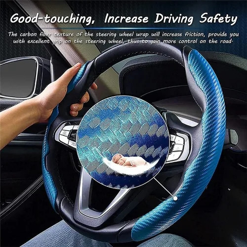 2 Pares De Fundas Para Volante De Coche Antideslizantes Y Có