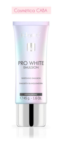 Emulsion Blanqueadora Despigmentante Pro White Idraet