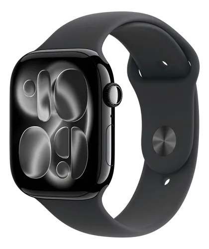 Apple Watch Series 11 GPS + Cellular - Caixa preta brilhante de a...