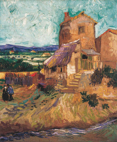 Lienzo Tela Arte Canva Molino Antiguo Vincent Van Gogh 73x60