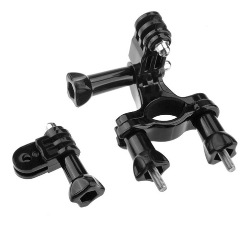 Imagen 3 de 8 de Accesorio Soporte Manubrio Gopro Caño Moto Bicicleta Barra