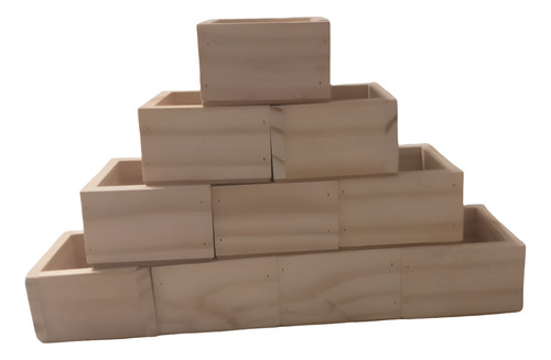 Cajoncitos Mini 35u De Madera Souvenirs Candy Bar 10x10x8