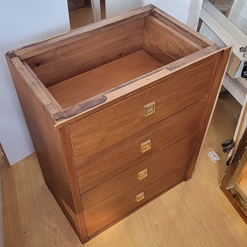 Cajonera 4 Cajones 54x35x69 Interior De Placard Madera Maciz (Usado)