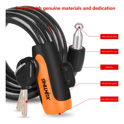 - Candados For Bicicletas Z Bike Locks, Resistentes Al Robo,