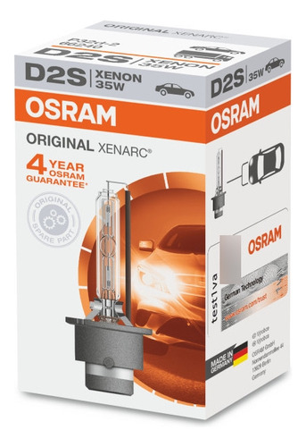 Lampara D2s Xenon Xenarc P32d-2 85v 35w Osram 66240