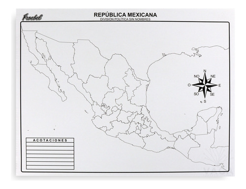 Block 100 Mapas De La Republica Mexicana