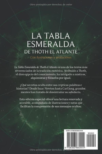 La Tabla Esmeralda De Thoth El Atlante (spanish Edition)