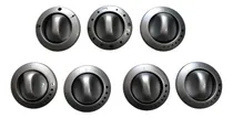 Comprar 7 Perillas De Cocinas  Domec Plata