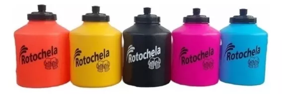 3 Botella Cilindro Mini Rotochela Cantimplora Rotoplas