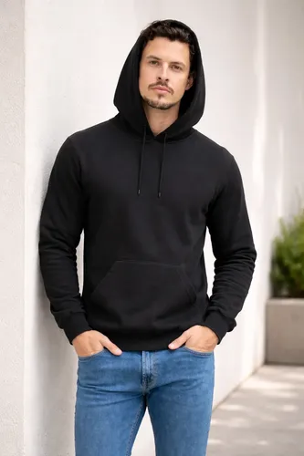 MLB 6223039136 Blusa Moletom Canguru Masculina Com Capuz Casual Slim JM